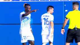 Moussa se queja del insulto racista ante el árbitro del Barça B-Costa Brava / CCMA