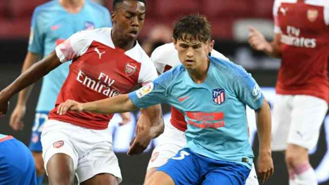 Andrés Solano en un encuentro del Atlético de Madrid / EFE