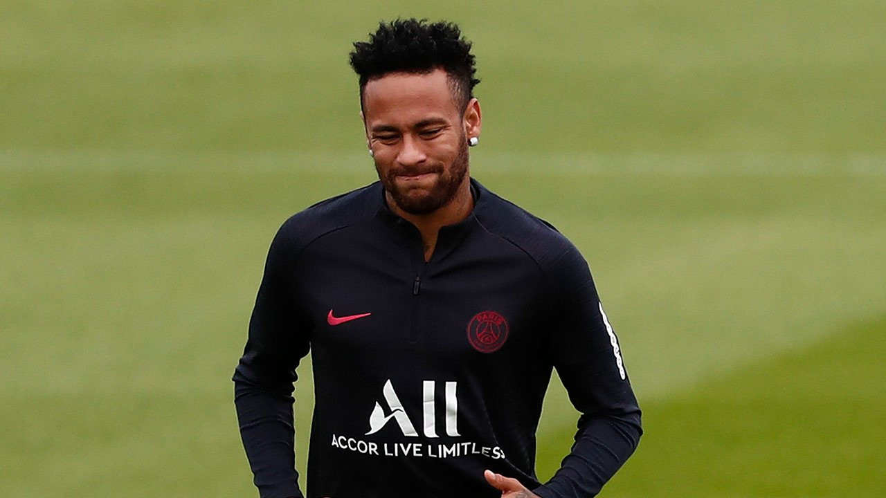 Neymar Jr en un entrenamiento con el PSG / EFE