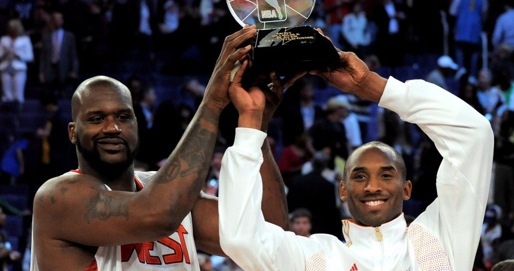 Bryant y O'Neal en el NBA All Star de 2009 / EFE