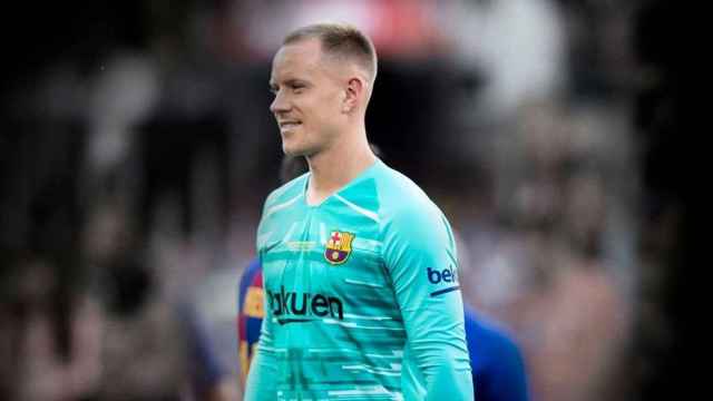 Marc André Ter Stegen en un partido del Barça / EFE