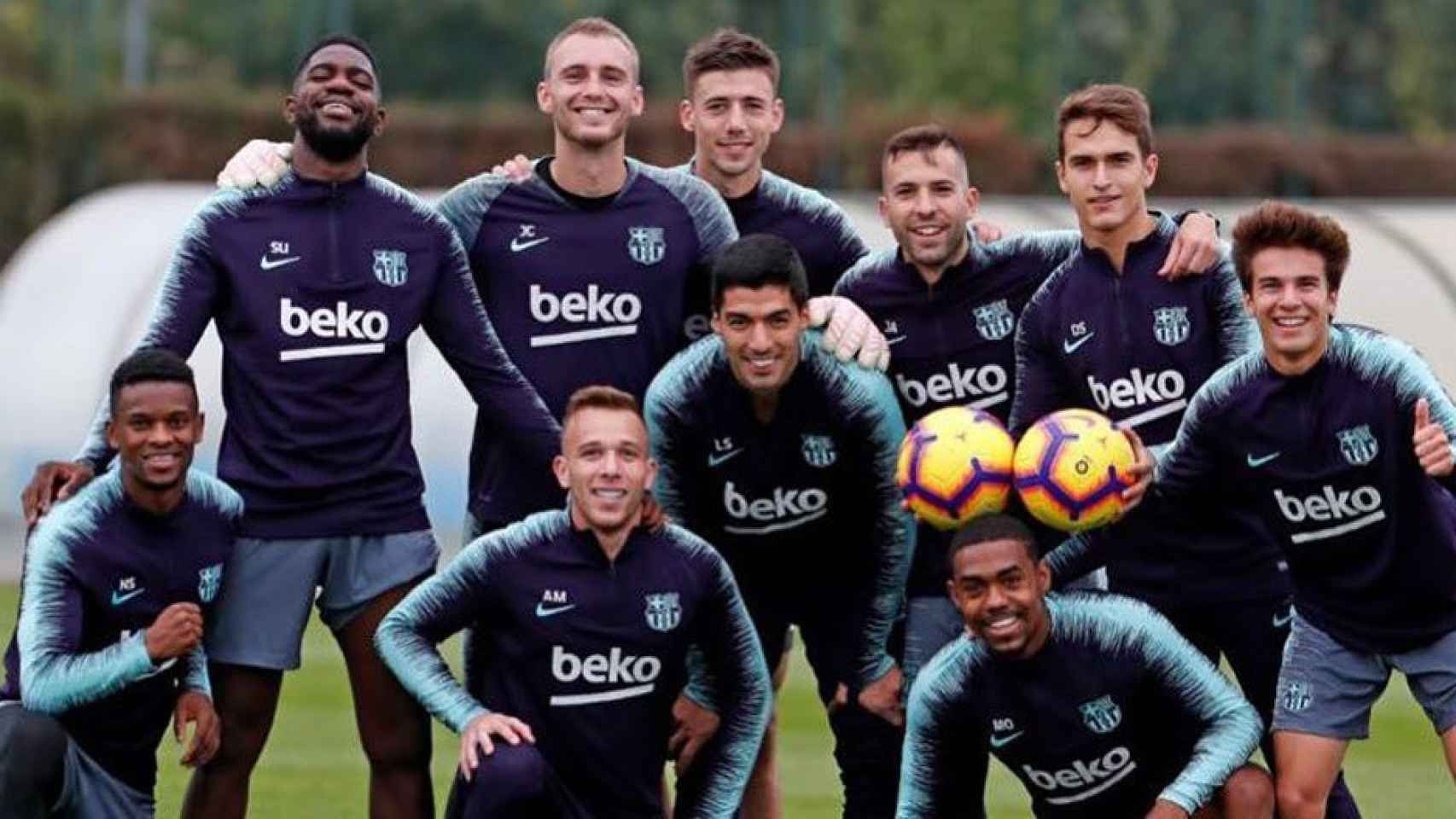 Varios representantes de los nuevos clanes del Barça / FCB