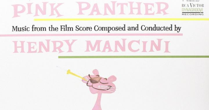 Portada del disco 'La pantera rosa', de Henry Mancini