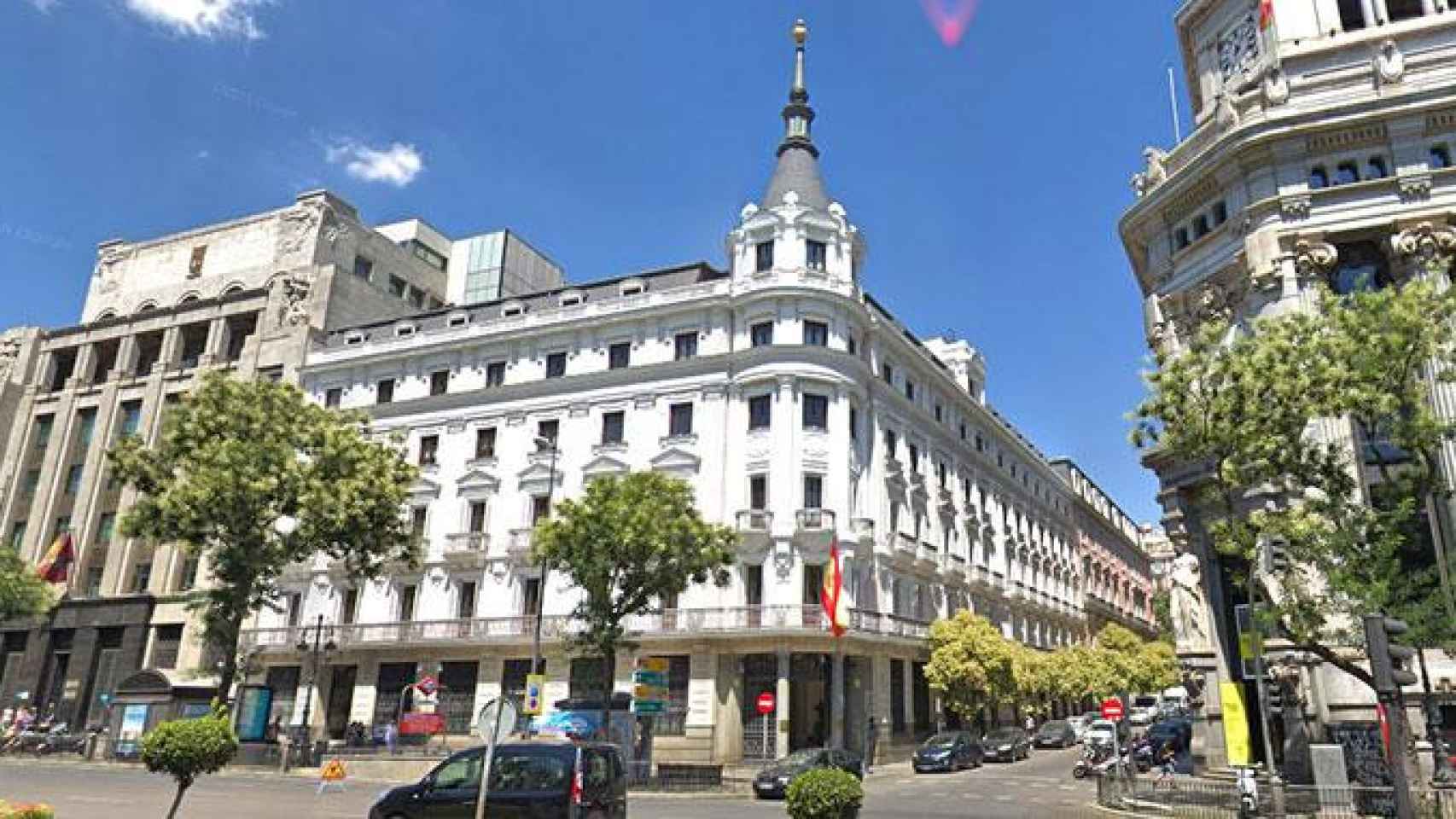 Antigua sede del Banco Urquijo en Madrid / GOOGLE