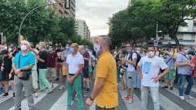 Protesta en Lleida contra el aislamiento decretado por la Generalitat / EUROPA PRESS