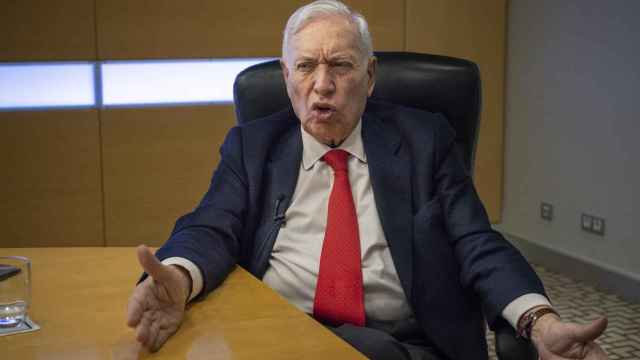 José Manuel García-Margallo, en la entrevista con 'Crónica Global' / LENA PRIETO