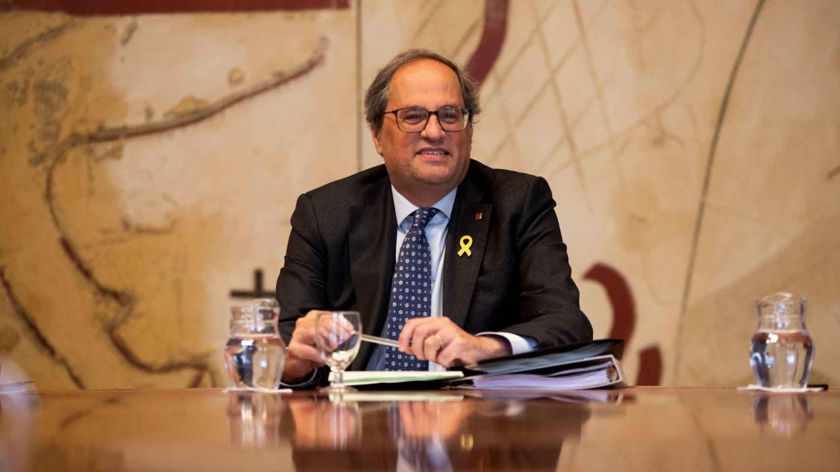El presidente de la Generalitat, Quim Torra, que prepara su escolta presidencial opaca / EFE