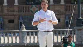 El líder de Ciudadanos, Albert Rivera, en un acto de 'España ciudadana' en Sevilla