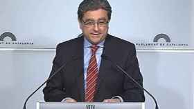 El portavoz del PP catalán en el Parlamento autonómico, Enric Millo