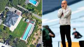 Imagen aérea de la nueva casa que ha comprado Pep Guardiola en Barcelona y el entrenador del City / CG