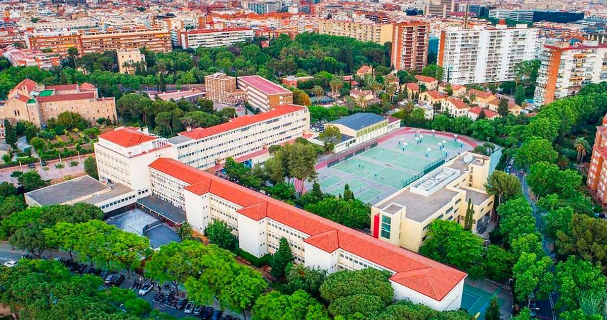 Imagen aérea del Liceo Francés de Barcelona / CG