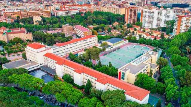 Imagen aérea del Liceo Francés de Barcelona / CG