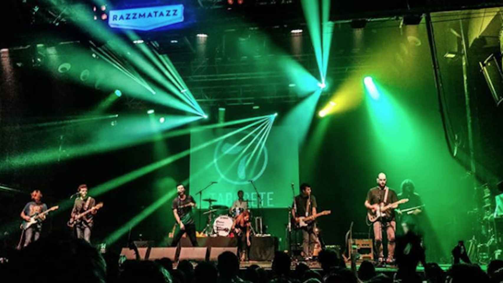 Una imagen del concierto de Taburete en la sala Razzmatazz de Barcelona el pasado jueves / Instagram @juliogrr