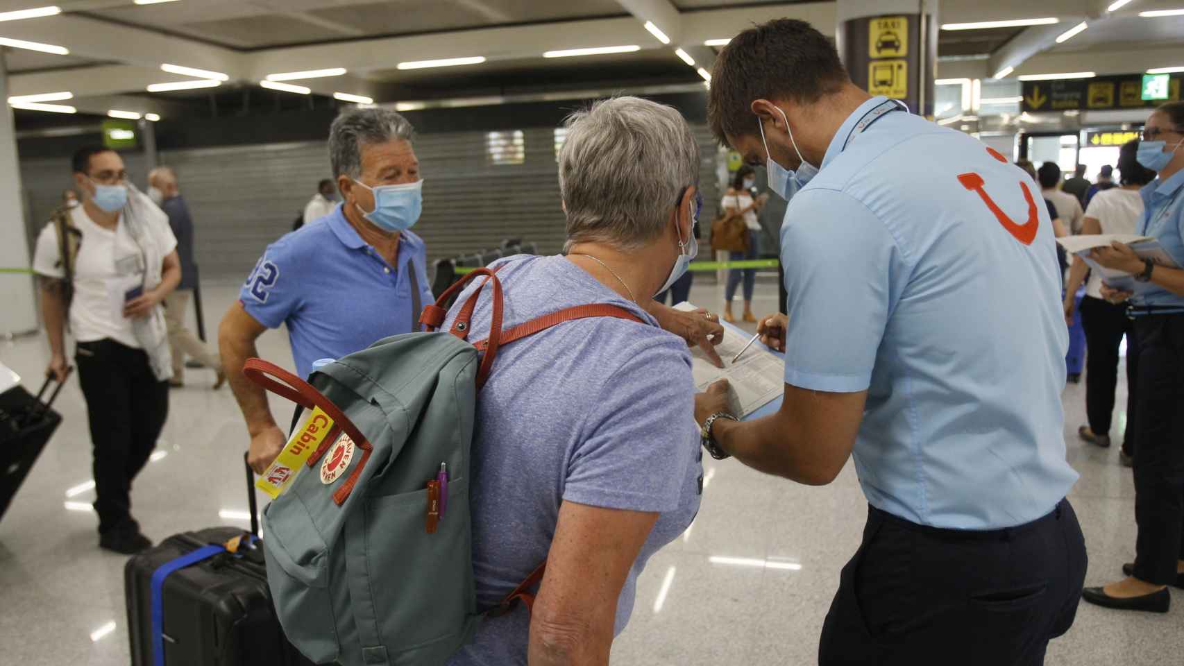 Llegada de turistas a los aeropuertos españoles / EP