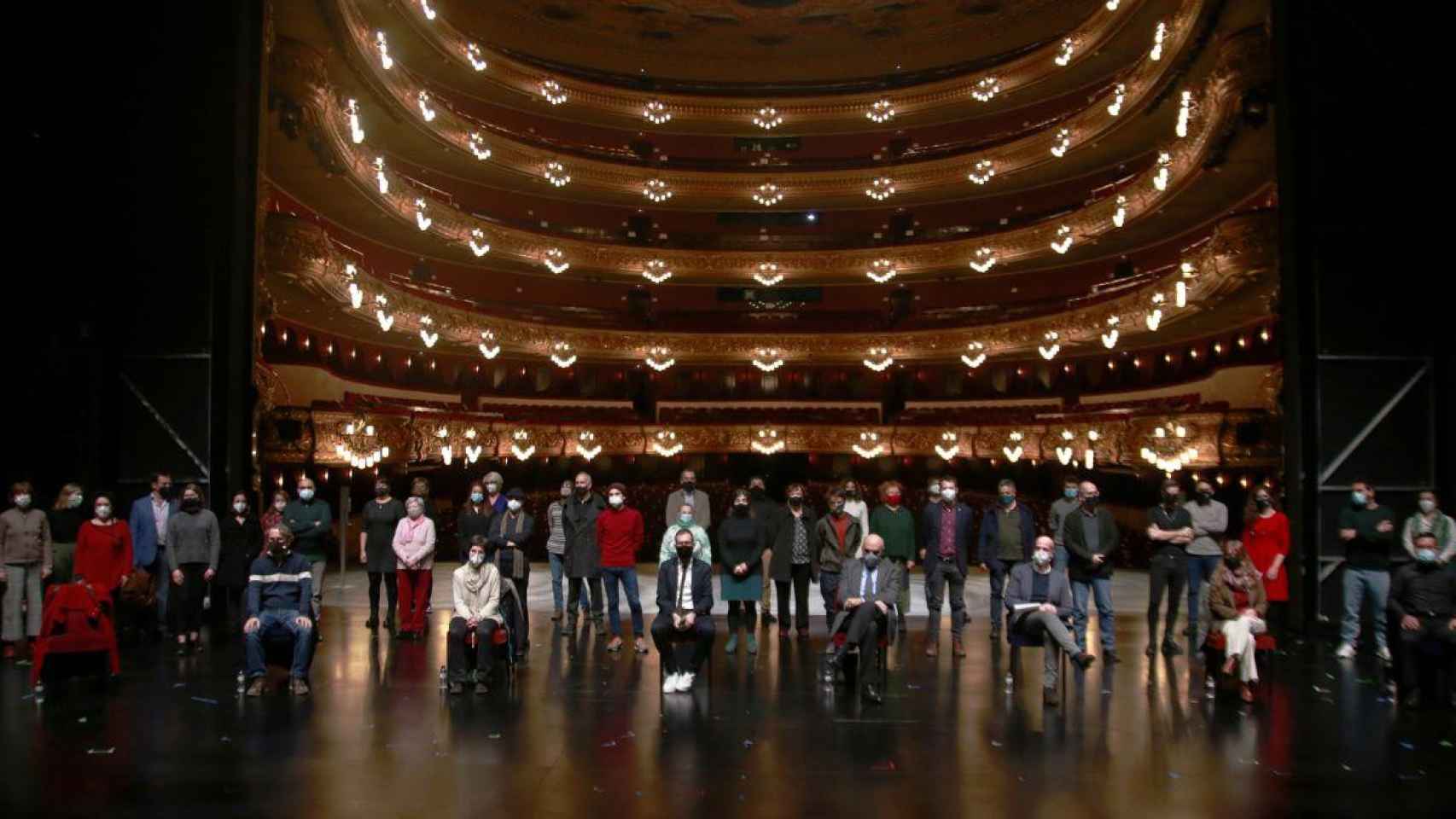 La opera prima 'La Gata perdida' se ha presentado este lunes en el Gran Teatre del Liceu / LICEU BARCELONA