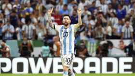 Messi celebra su importante gol en la victoria de Argentina contra Países Bajos / EFE