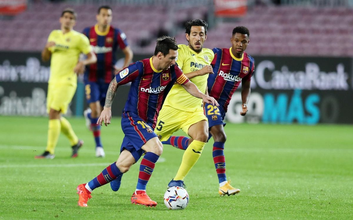 Leo Messi, en una acción ante el Villarreal | EFE