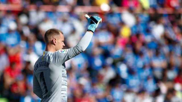 Marc André Ter Stegen en un partido del Barça / EFE