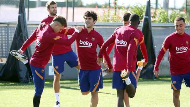 Entrenamiento del Barça en el parón de selecciones / FCB