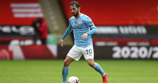 Bernardo Silva, en un partido con el Manchester City / MC