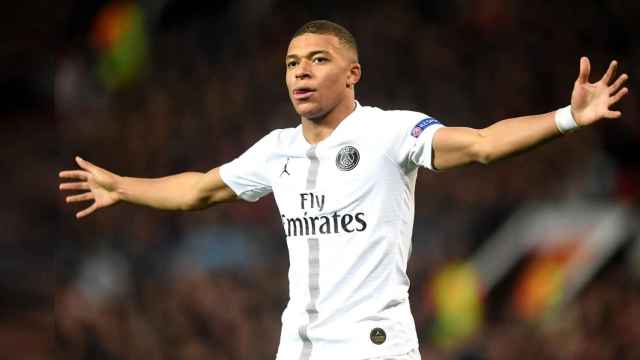 Mbappé, celebrando un gol con el PSG | EFE