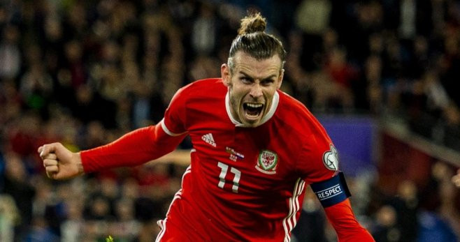 Bale celebra un gol de la selección de Gales / EFE