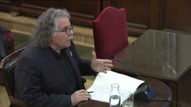 Imagen de Joan Tardà cuando declaró ante el Tribunal Supremo en el marco del juicio del 'procés'