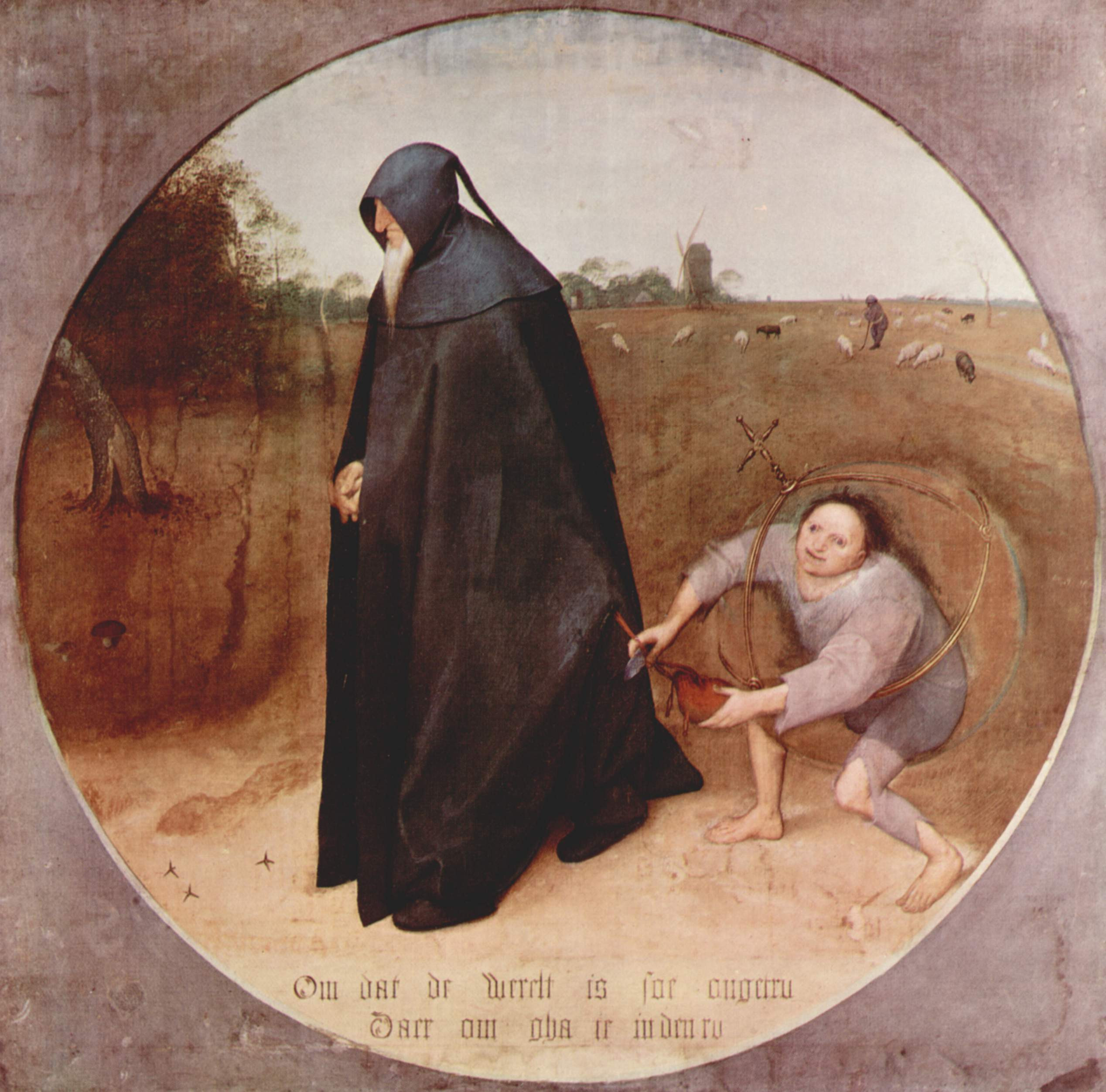El misántropo (1568), una obra de Pieter Bruegel