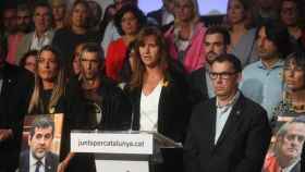 Acto de Junts per Catalunya, liderado por Laura Borràs, tras las movilizaciones por la sentencia del 1-O / JXCAT