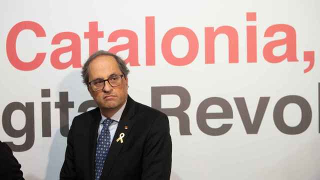 El Presidente de la Generalitat, Quim Torra, en el Mobile World Congress / EFE