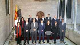 Los nuevos consejeros del Gobierno de la Generalitat después de la toma de posesión