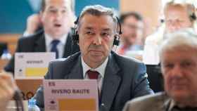 Paulino Rivero, en una reunión del Comité de las Regiones de la UE, en julio de 2013