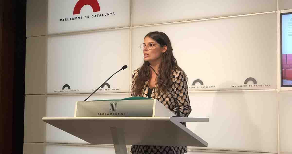 Mònica Sales, portavoz de Junts per Catalunya en el Parlament