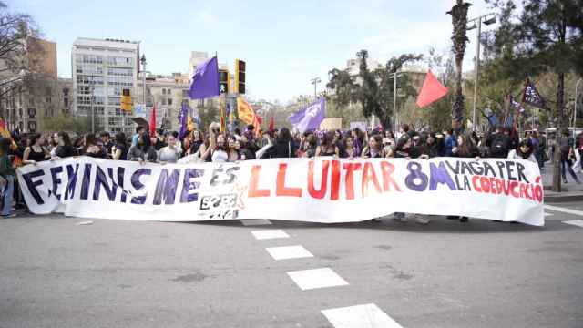 Manifestación del 8-M en la Plaça Universitat, Barcelona / LUÍS MIGUEL AÑÓN (CG)