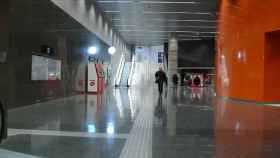 Estación de metro de Can Peixauet  de Santa Coloma (Barcelona) donde 14 chicos agredieron recientemente a una chica / CG