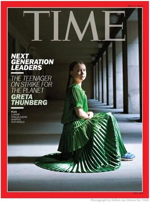Greta Thunberg en la portada de 'Time'