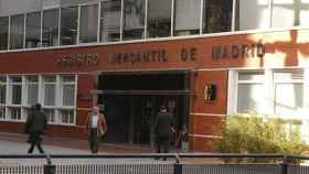 El exterior del Registro Mercantil de Madrid, en referencia a los concursos de acreedores iniciados en 2017 / CG