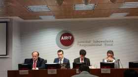 Miembros de la Airef presentan esta mañana su observatorio sobre la deuda pública española / EUROPA PRESS