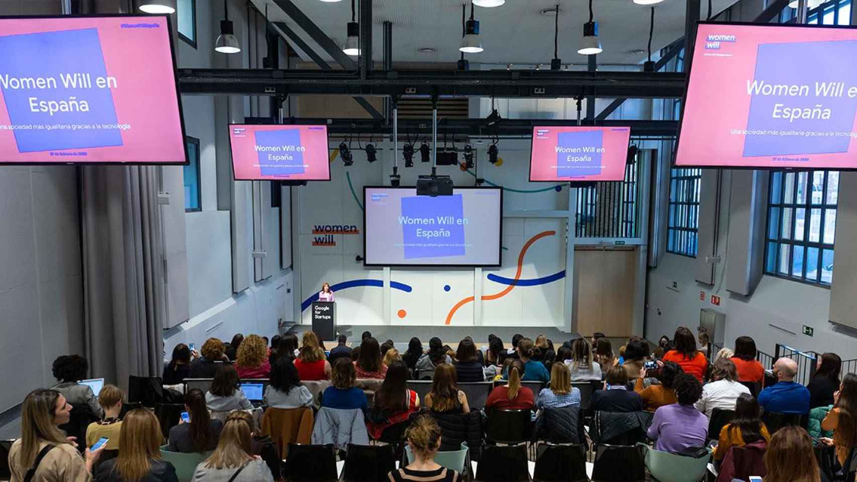 La presentación de la iniciativa Women Will de Google en España