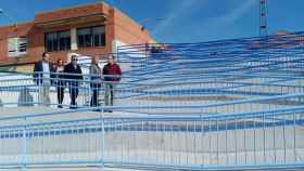 La nueva rampa para minusválidos del colegio público San Mateo de Alcalá de Guadaira, en Sevilla