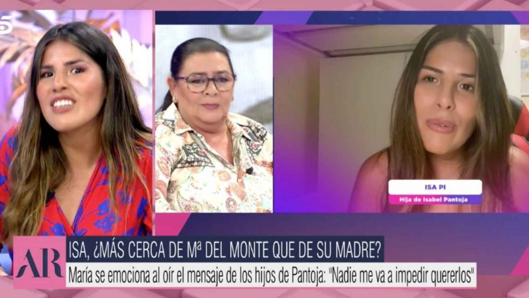 Isa Pantoja, sobre María del Monte, en 'El Programa de Ana Rosa' / MEDIASET