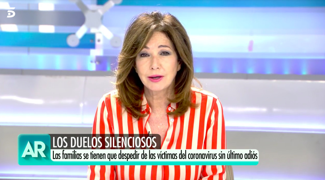 Ana Rosa Quintana manda un mensaje a los fallecidos por coronavirus / MEDIASET