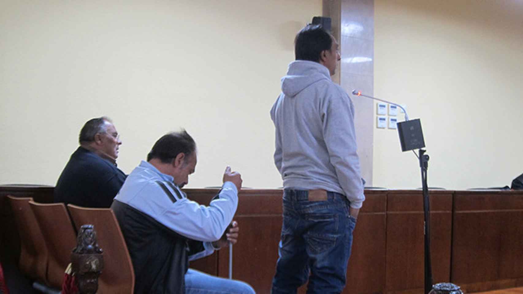 El condenado por cortar una oreja a su pareja, durante el juicio / EUROPA PRESS