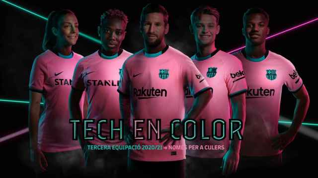 Messi, De Jong y Ansu Fati del equipo masculino y Alexia y Oshoala del femenino /FCB