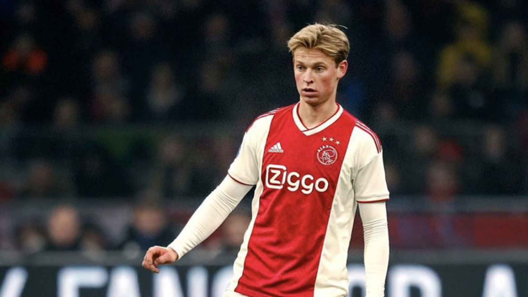 Una foto de Frenkie De Jong durante un partido del Ajax / Instagram