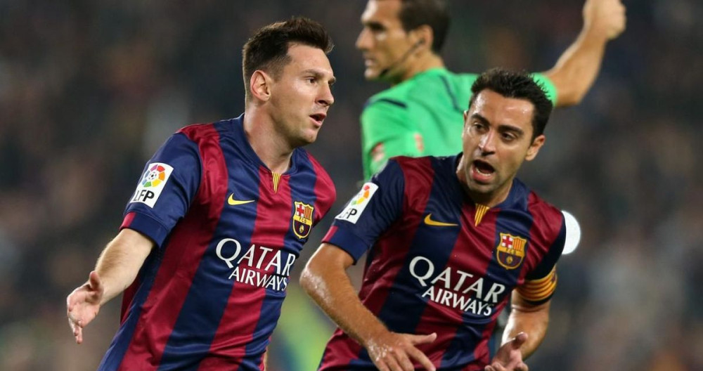 Messi y Xavi en el Barça / FCB