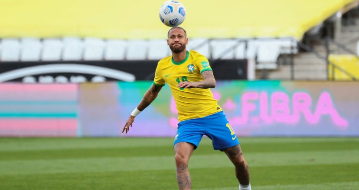 Neymar, en el Brasil Argentina suspendido / EFE