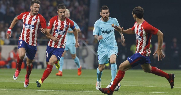 Leo Messi, en un Atlético-Barça | EFE