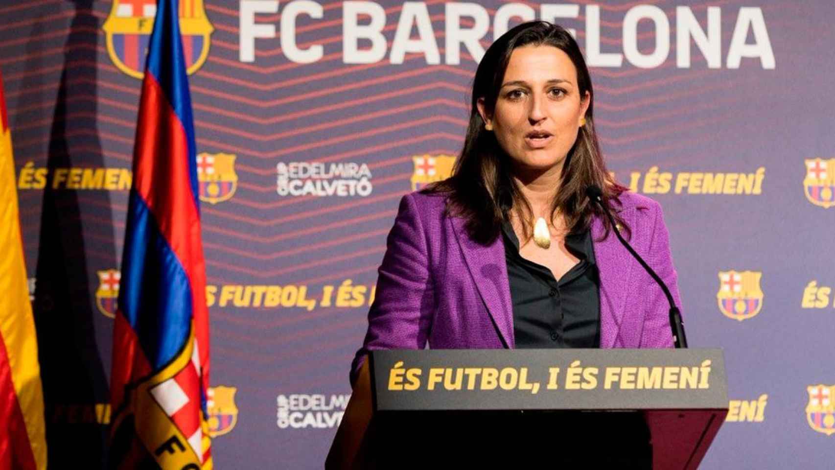 Maria Teixidor en su etapa en el FC Barcelona / EUROPA PRESS