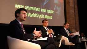 Alex Barbany y Jaume Giró explican la propuesta económica de Joan Laporta / ESTIMEM EL BARÇA